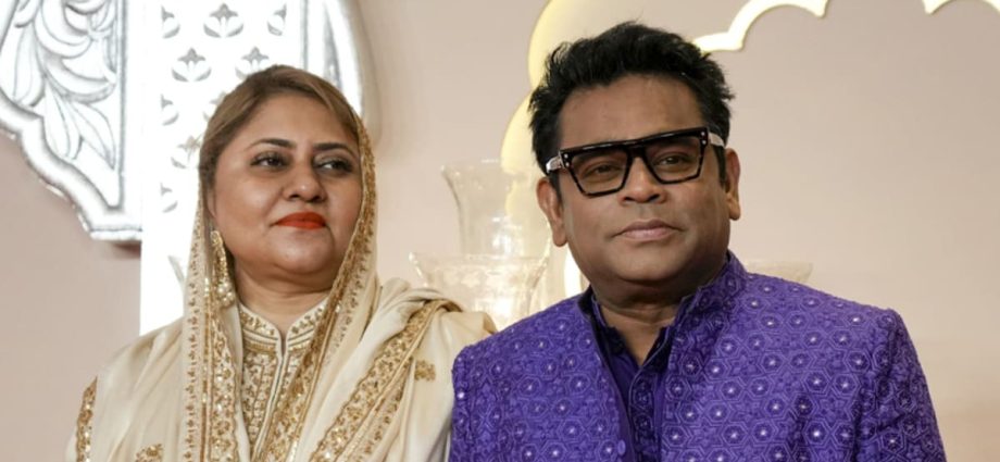 Composer AR Rahman and wife Saira Banu announce divorce after 29 years of marriage