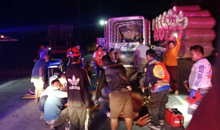 Four killed, 9 injured when pickup hits trailer truck