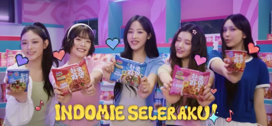 Instant noodle brand Indomie announces NewJeans as global brand ambassadors, now has Korean ramyeon flavours