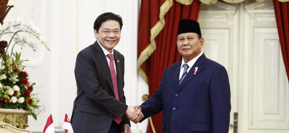 PM Wong to meet Indonesian President Prabowo during introductory visit to Jakarta