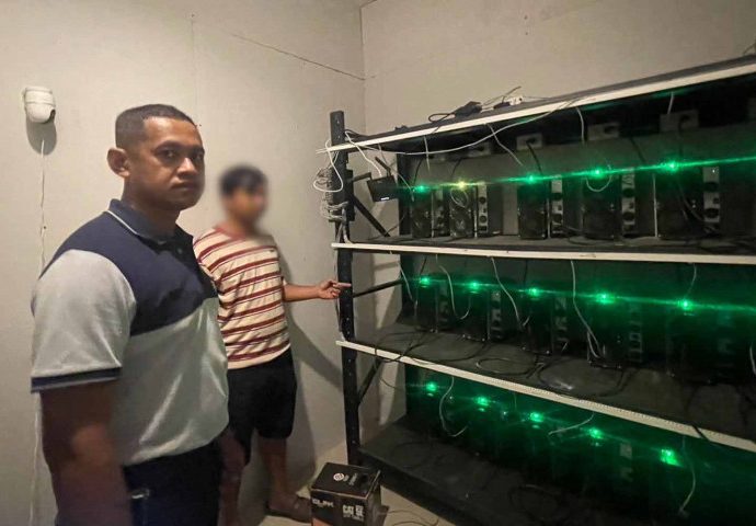 Police round up crypto-mining power thieves