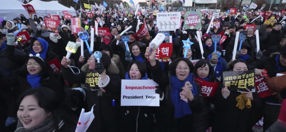 As it happened: South Korea’s President Yoon impeached over martial law declaration