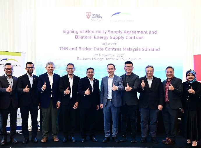 Bridge Data Centres, TNB sign MY07 400MW deal and green energy partnership, boosting Malaysia as a digital hub.