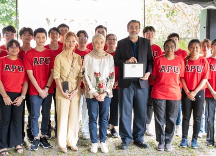 Empathy in action: APU students’ CSR efforts recognised by royal patron