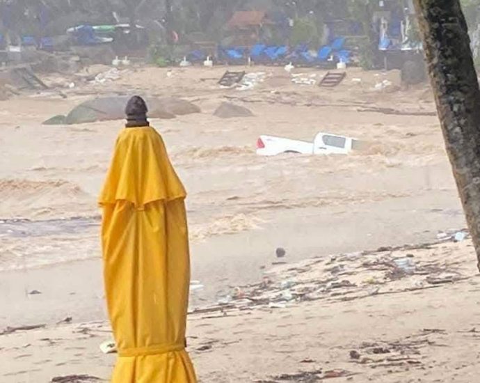 Heavy rain and runoff hit Koh Phangan