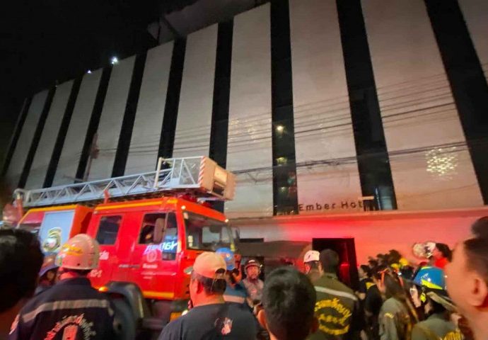 Three people die in hotel fire near Bangkok’s Khao San Road