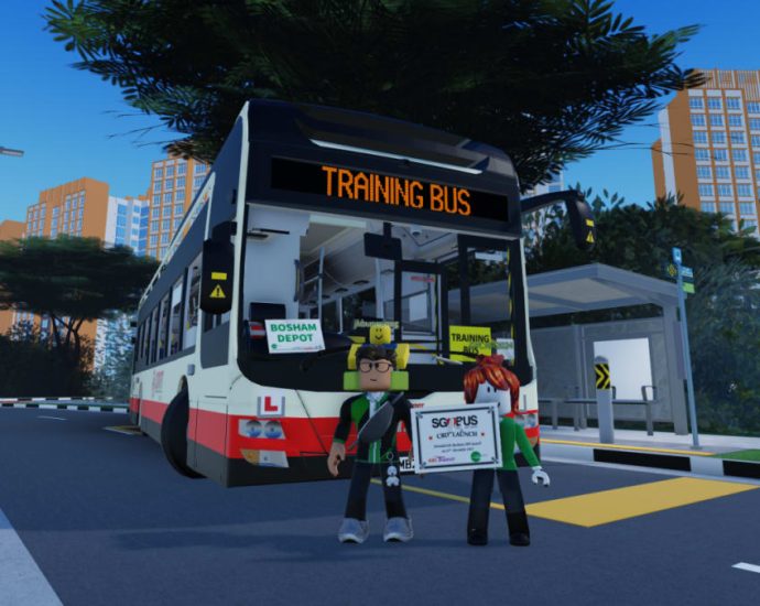 A millennial learns to drive a bus in Singapore – on Roblox. What could go wrong?