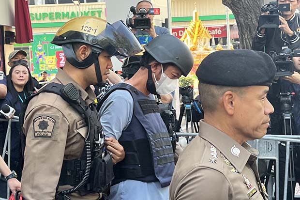 Accused killer of Cambodian politician taken to court