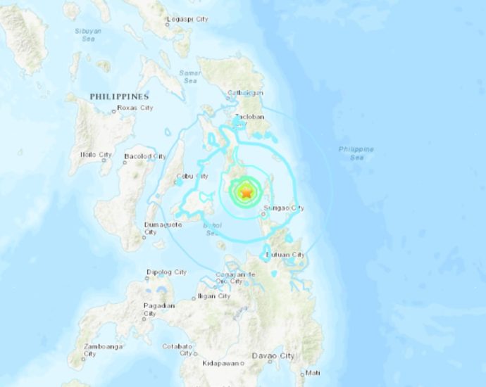 Magnitude 5.9 offshore quake strikes central Philippines