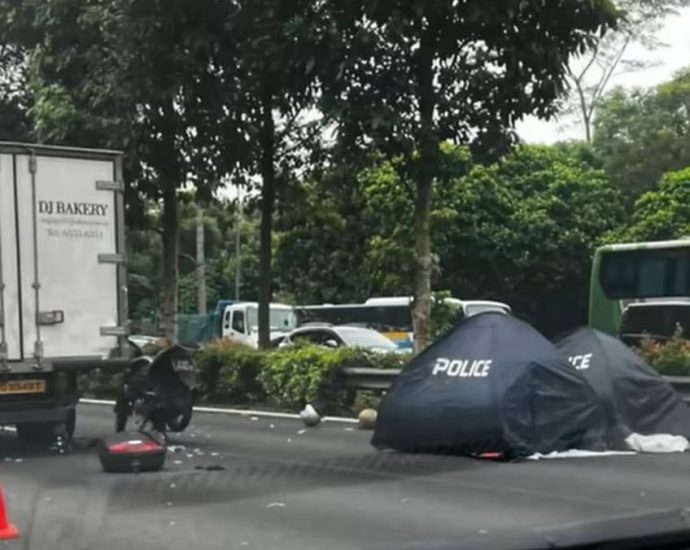 Motorcyclist, pillion rider killed in early morning BKE crash involving two lorries