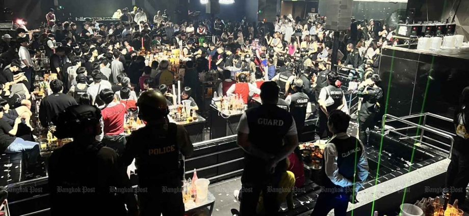 Pattaya nightclub raided, 39 patrons busted for drug use