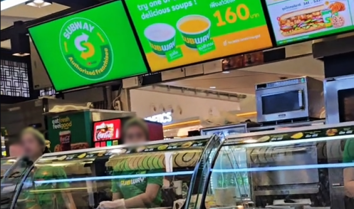 Subway at Phuket airport denies overcharging customer