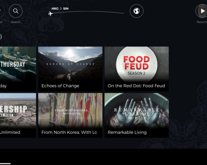 CNA documentaries, current affairs programmes now available on SIA flights
