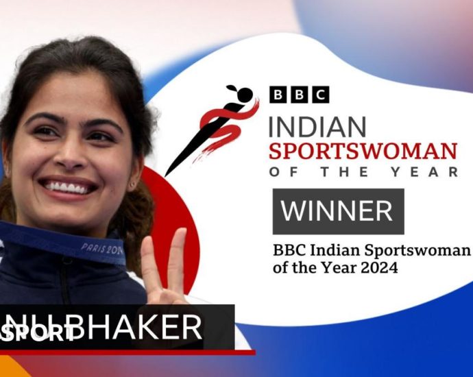 Manu Bhaker: Shooter named BBC Indian Sportswoman of the Year