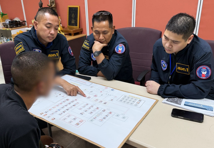 Scam gang police impersonator arrested
