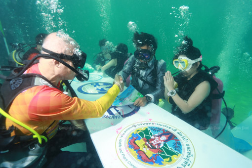 Thai same-sex couples to wed under the sea