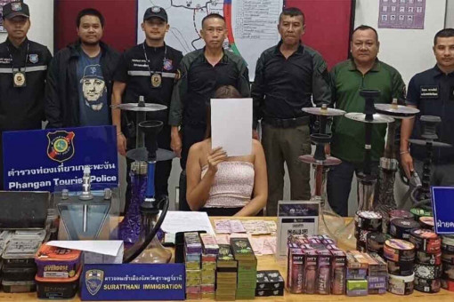 Three busted for selling e-cigs, baraku on Koh Phangan