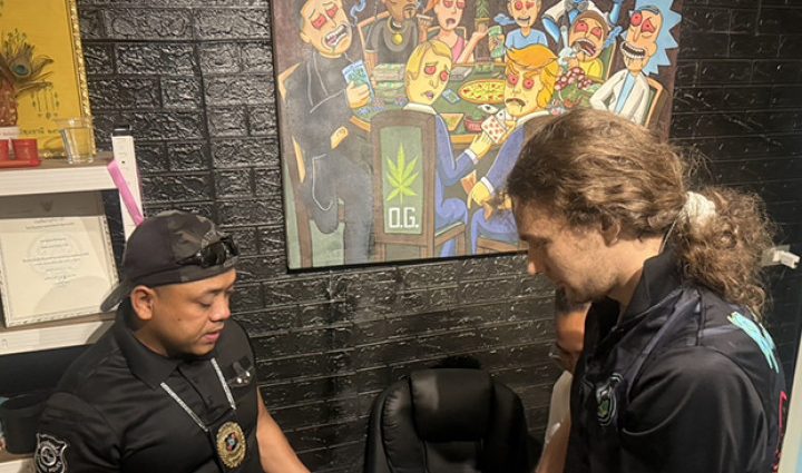 Russian arrested on Phangan after complaints about his behaviour