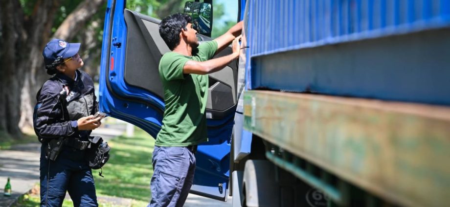 87 traffic summonses issued during three-day crackdown on errant heavy vehicle drivers
