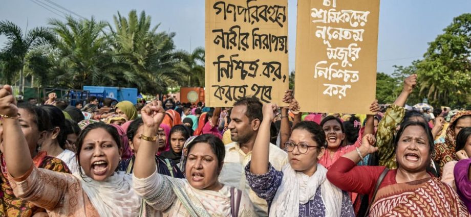 Bangladeshi women rally against gender-based violence