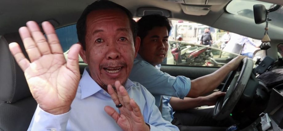 Cambodia opposition figure sentenced to 4 years for incitement