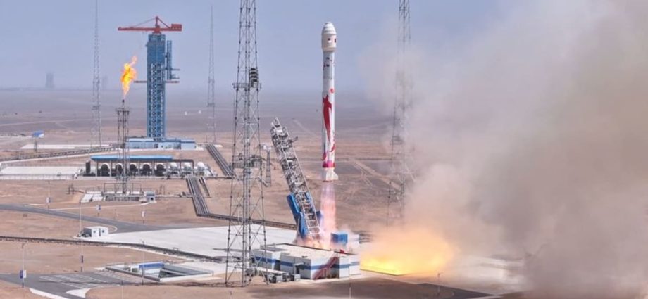 China’s LandSpace launches improved methane-powered rocket
