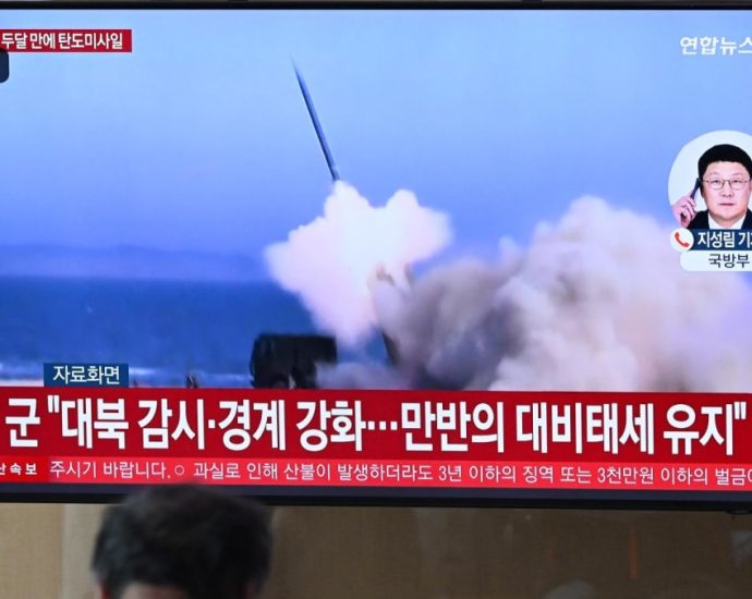North Korea fires flurry of short-range ballistic missiles
