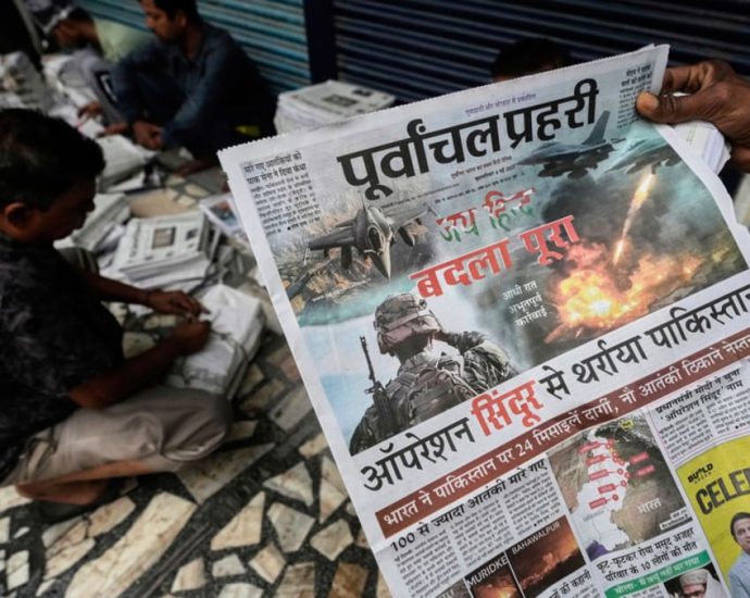 Pakistani army says Indian drone attacked soldiers, while air defences shot down 12 drones