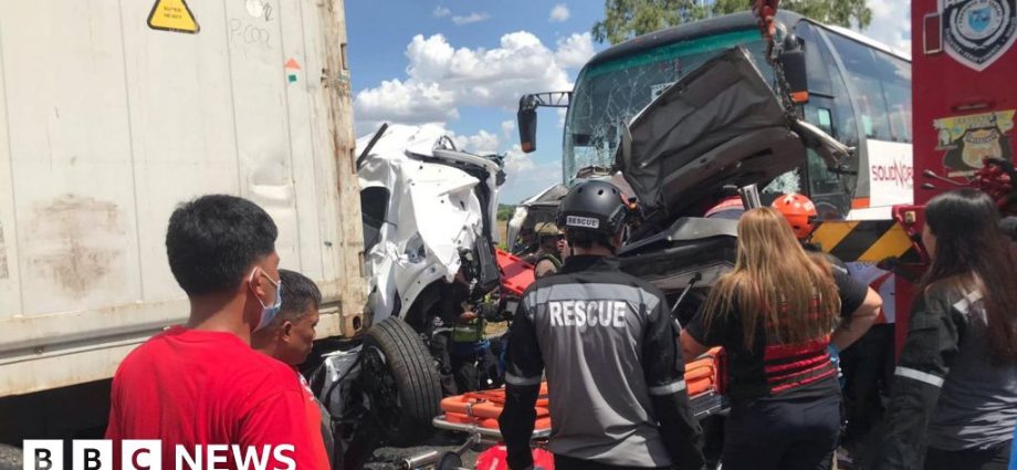 Ten dead, dozens injured, after bus accident in the Philippines