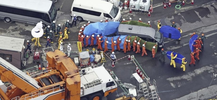 Truck driver’s body recovered from huge Japan sinkhole after three months