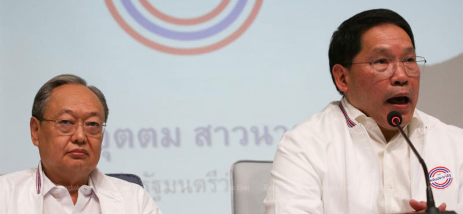 Two deputy leaders quit Palang Pracharath Party
